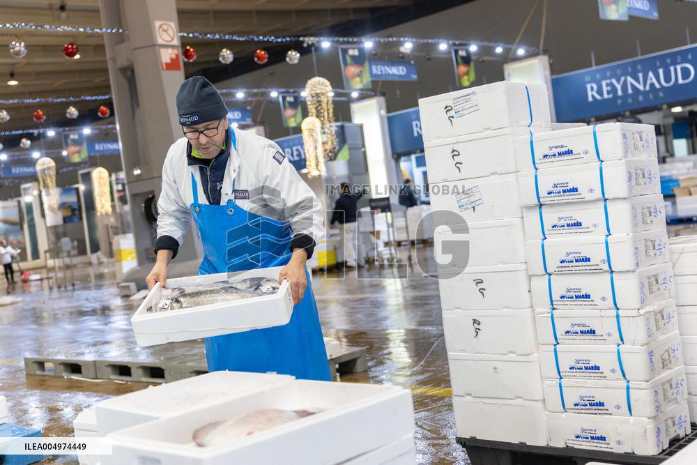 Christmas press visit to the Rungis International Market