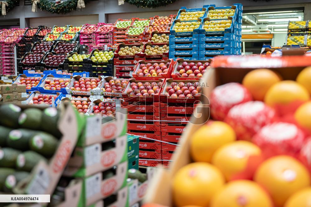 Christmas press visit to the Rungis International Market