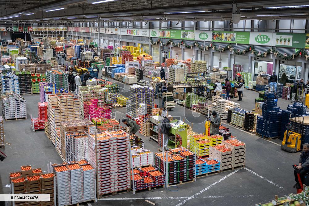 Christmas press visit to the Rungis International Market