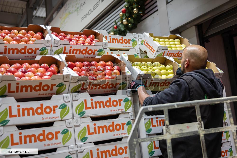 Christmas press visit to the Rungis International Market