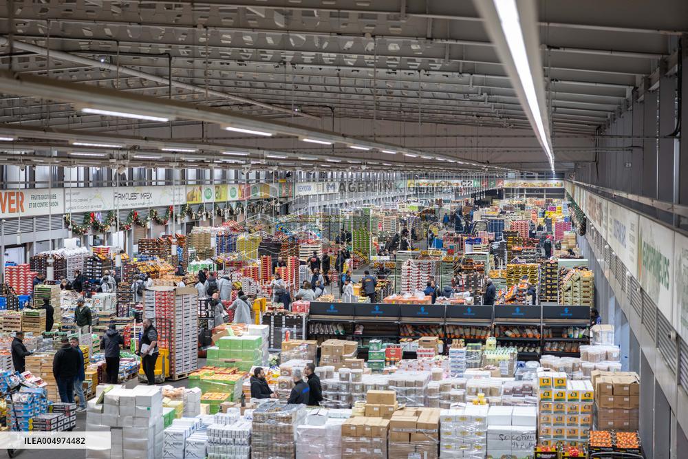 Christmas press visit to the Rungis International Market