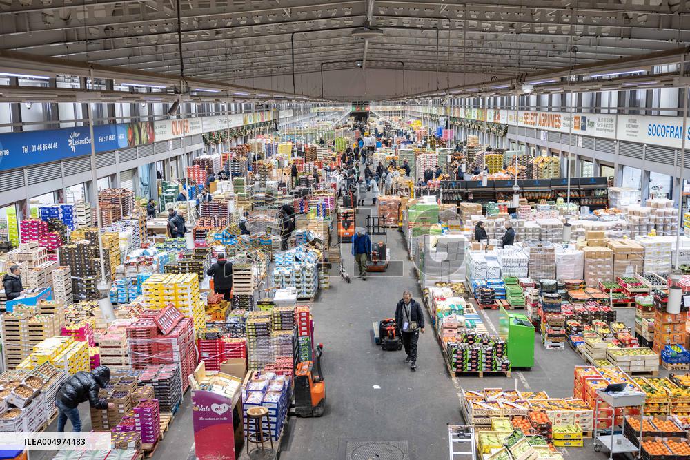 Christmas press visit to the Rungis International Market