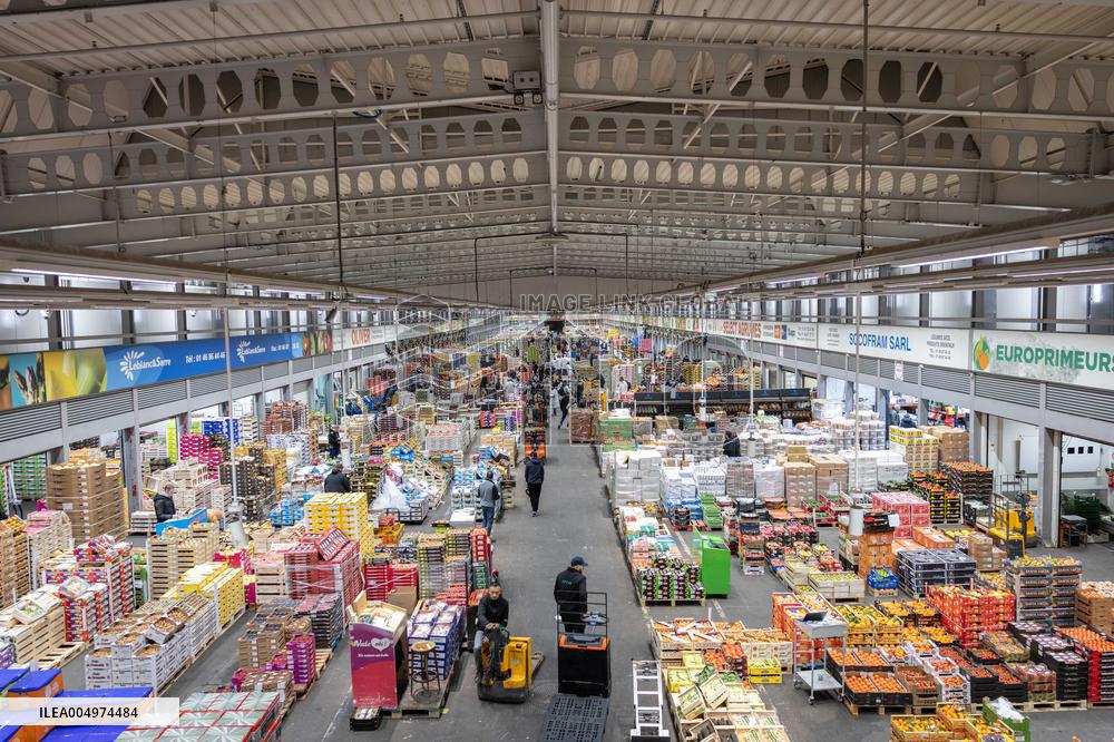 Christmas press visit to the Rungis International Market