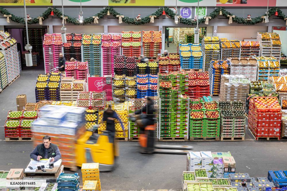 Christmas press visit to the Rungis International Market