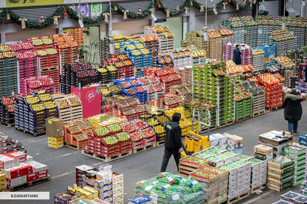 Christmas press visit to the Rungis International Market