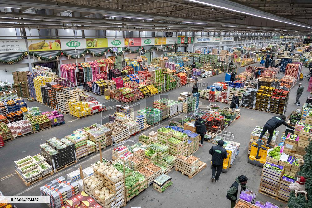 Christmas press visit to the Rungis International Market