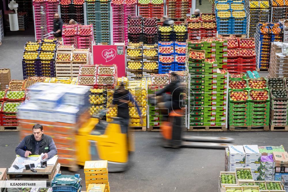 Christmas press visit to the Rungis International Market