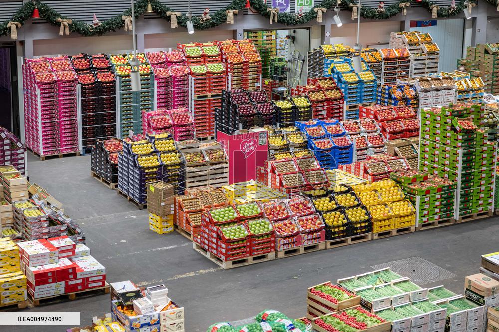 Christmas press visit to the Rungis International Market