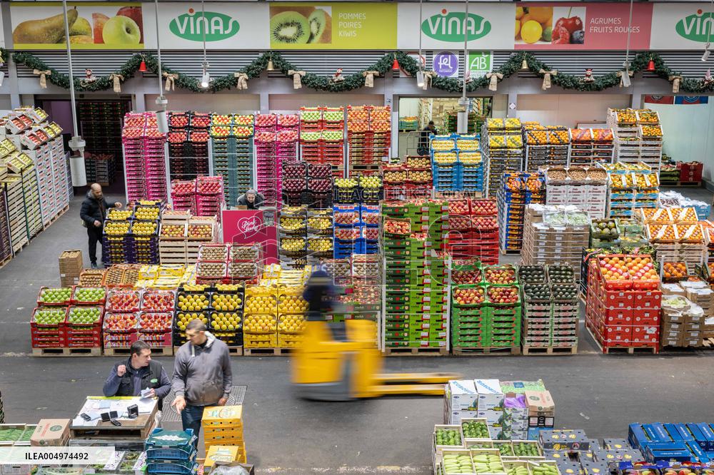 Christmas press visit to the Rungis International Market