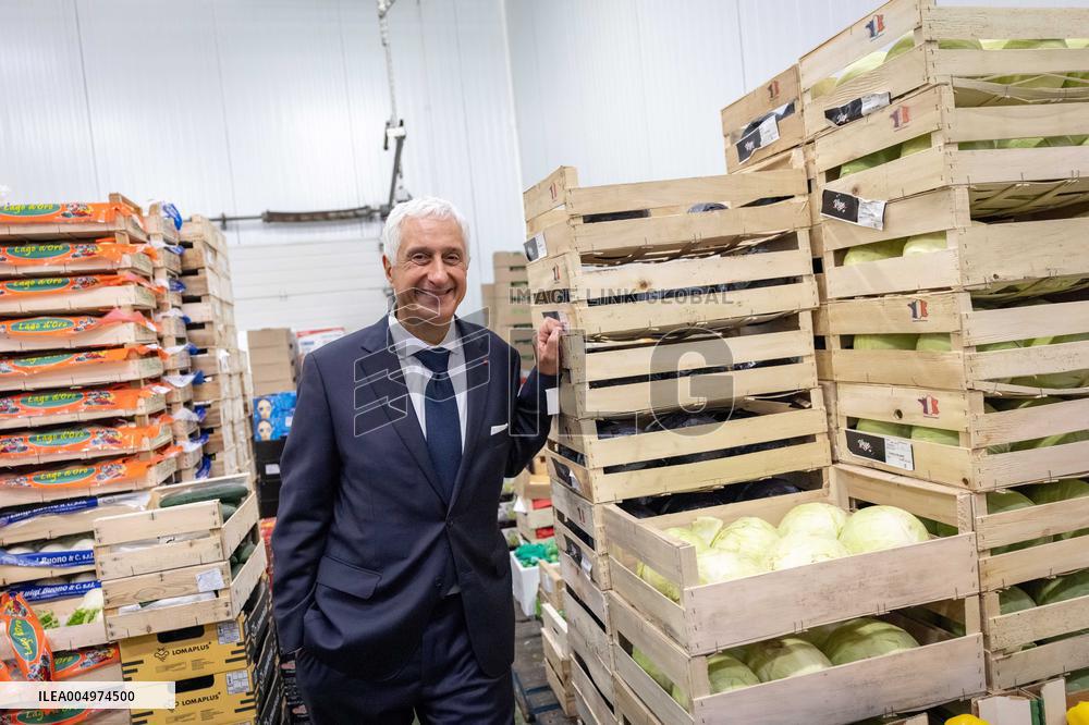 Christmas press visit to the Rungis International Market