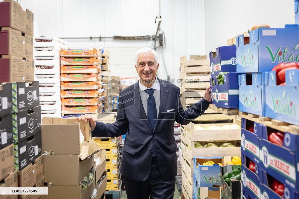 Christmas press visit to the Rungis International Market