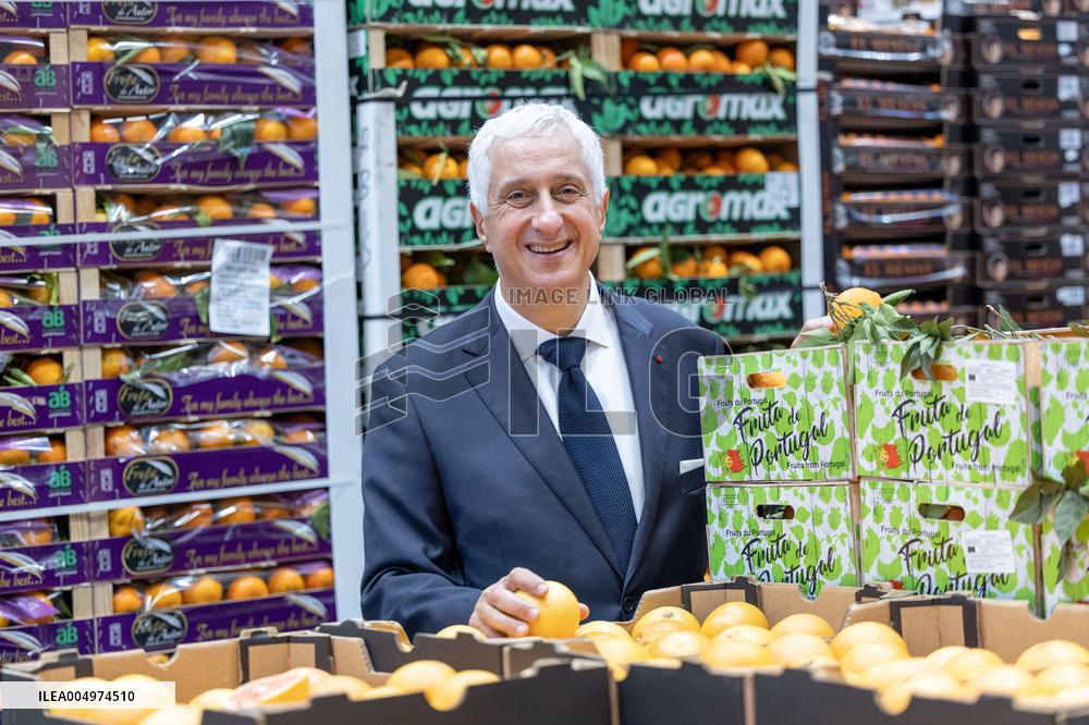 Christmas press visit to the Rungis International Market