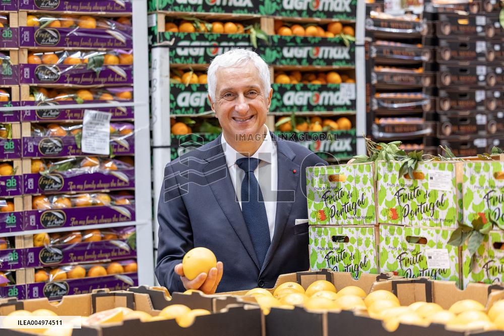 Christmas press visit to the Rungis International Market
