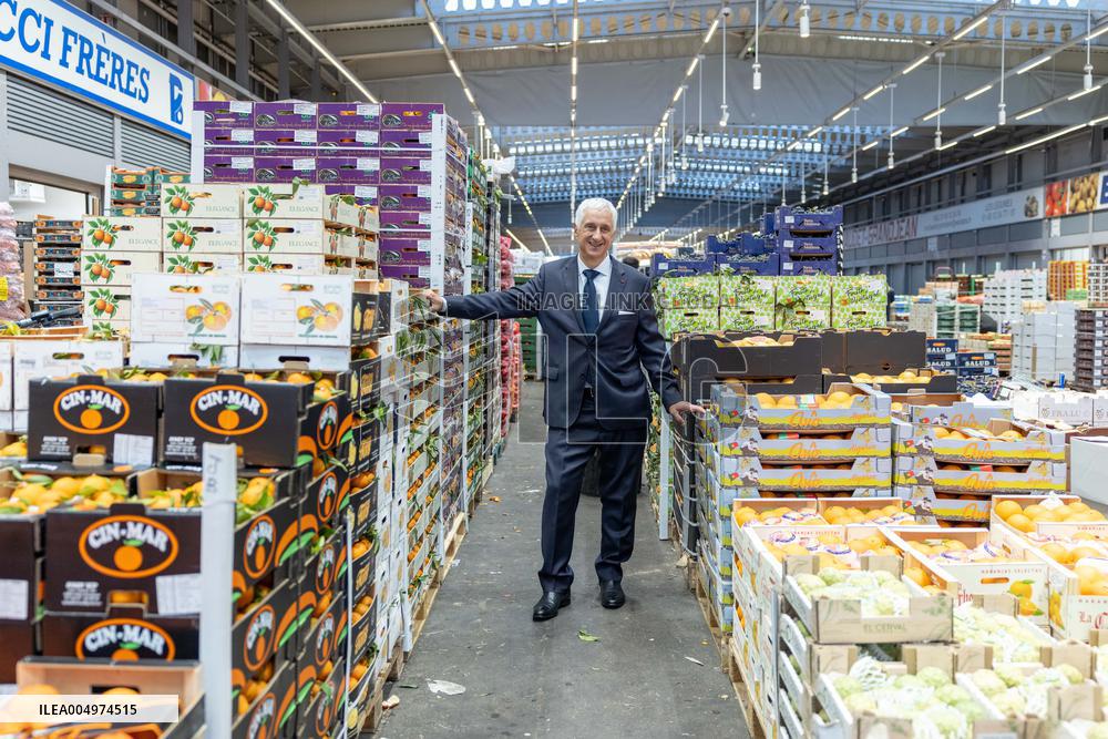 Christmas press visit to the Rungis International Market