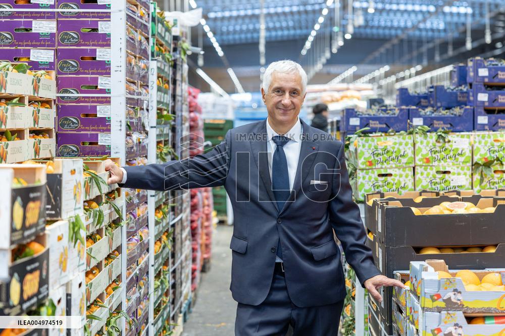 Christmas press visit to the Rungis International Market