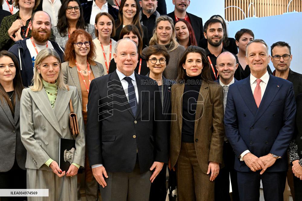 NO TABLOIDS - Caroline Media Library Inauguration - Monaco