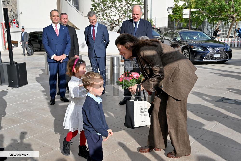 NO TABLOIDS - Caroline Media Library Inauguration - Monaco