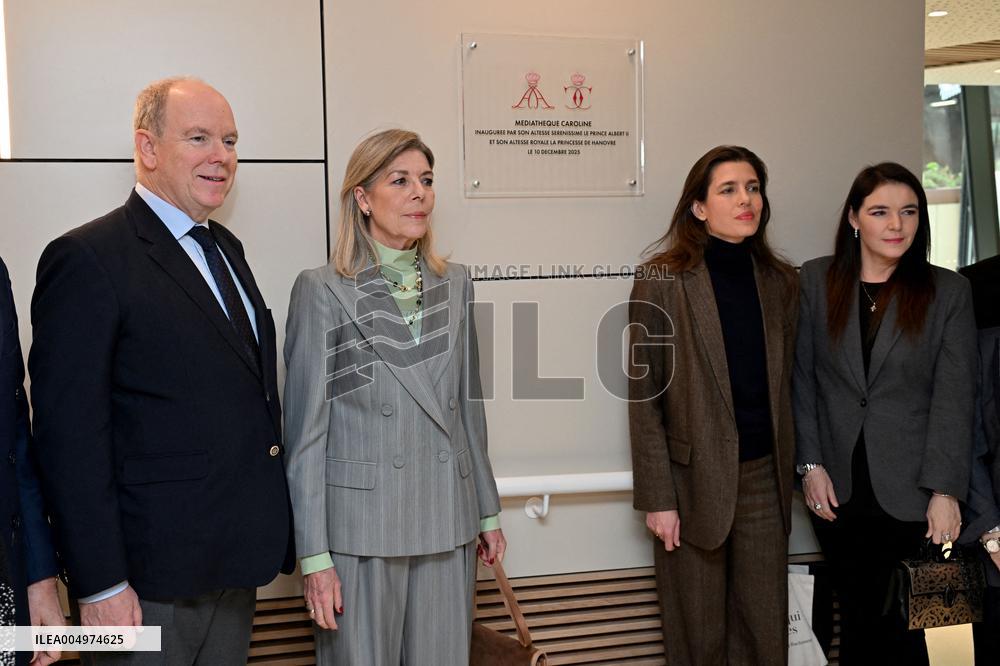 NO TABLOIDS - Caroline Media Library Inauguration - Monaco