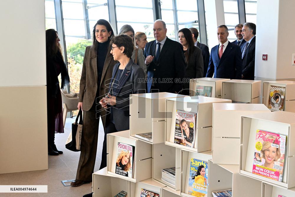 NO TABLOIDS - Caroline Media Library Inauguration - Monaco