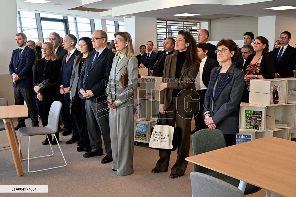 NO TABLOIDS - Caroline Media Library Inauguration - Monaco