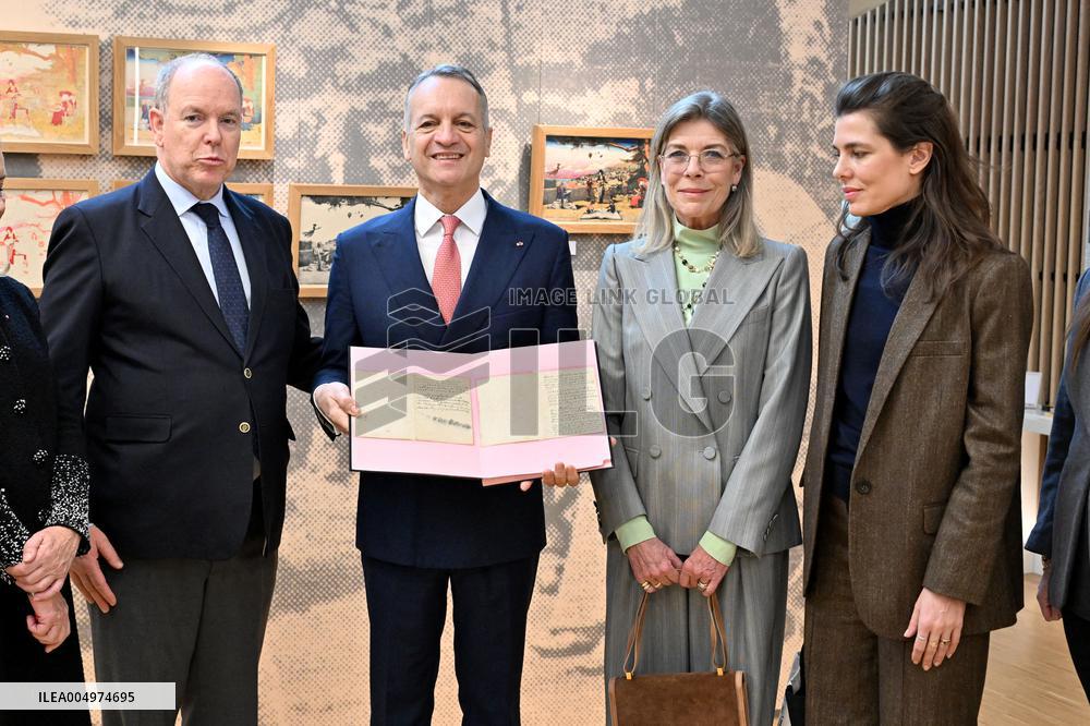 NO TABLOIDS - Caroline Media Library Inauguration - Monaco