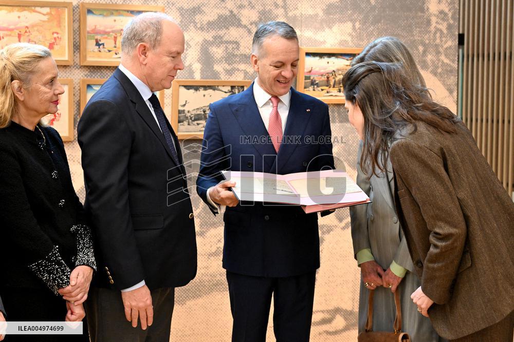 NO TABLOIDS - Caroline Media Library Inauguration - Monaco