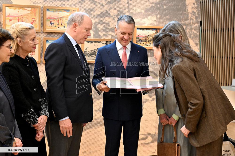 NO TABLOIDS - Caroline Media Library Inauguration - Monaco