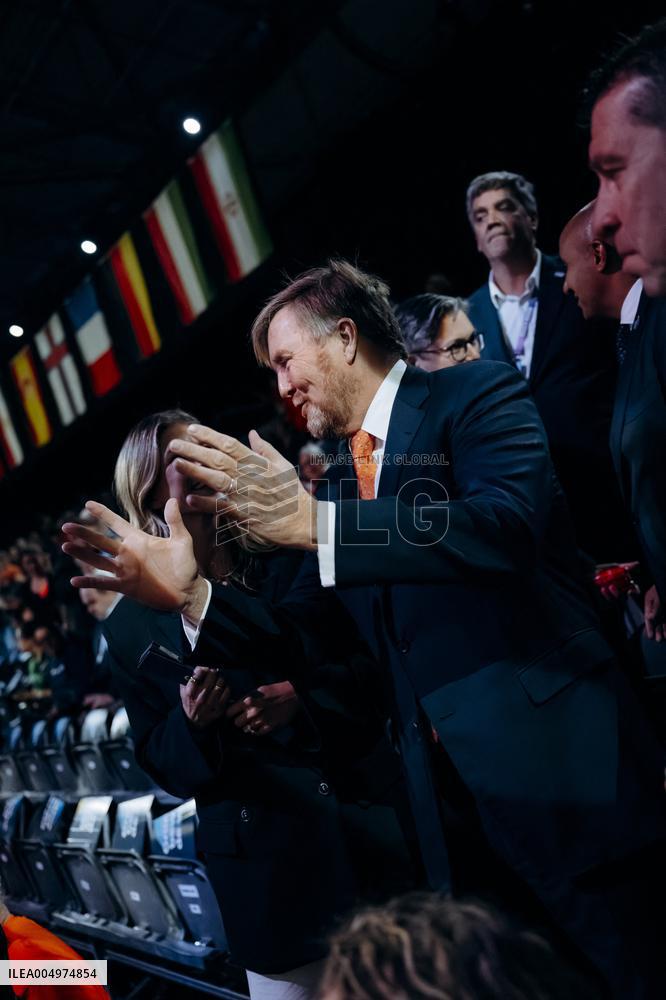 King Willem Alexander At IHF Womens Handball Championship - Rotterdam