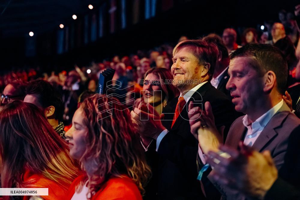 King Willem Alexander At IHF Womens Handball Championship - Rotterdam