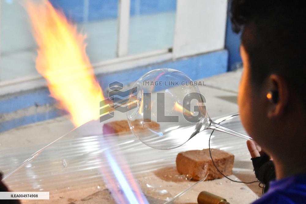 Production of Christmas Glass Spheres - Mexico