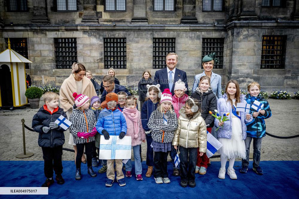 Royals Welcome the Finnish President - Amsterdam