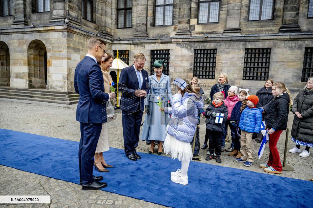 Royals Welcome the Finnish President - Amsterdam