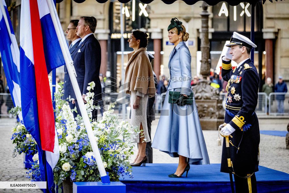 Royals Welcome the Finnish President - Amsterdam