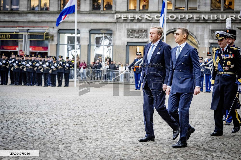 Royals Welcome the Finnish President - Amsterdam