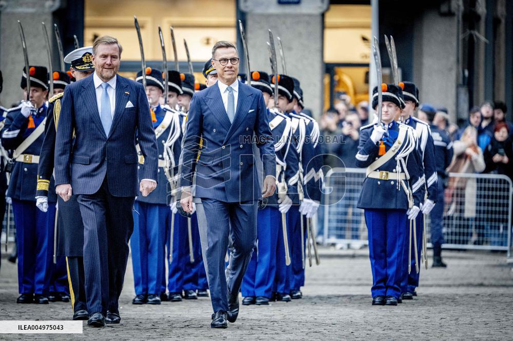 Royals Welcome the Finnish President - Amsterdam