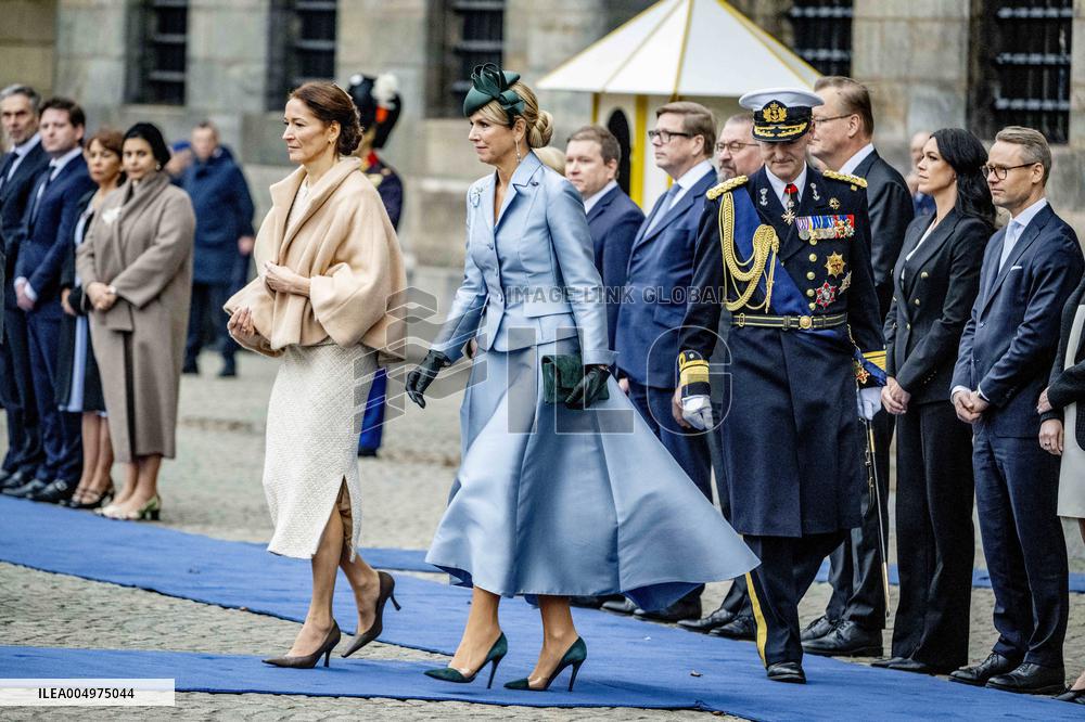 Royals Welcome the Finnish President - Amsterdam