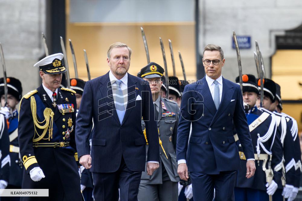 Royals Welcome the Finnish President - Amsterdam