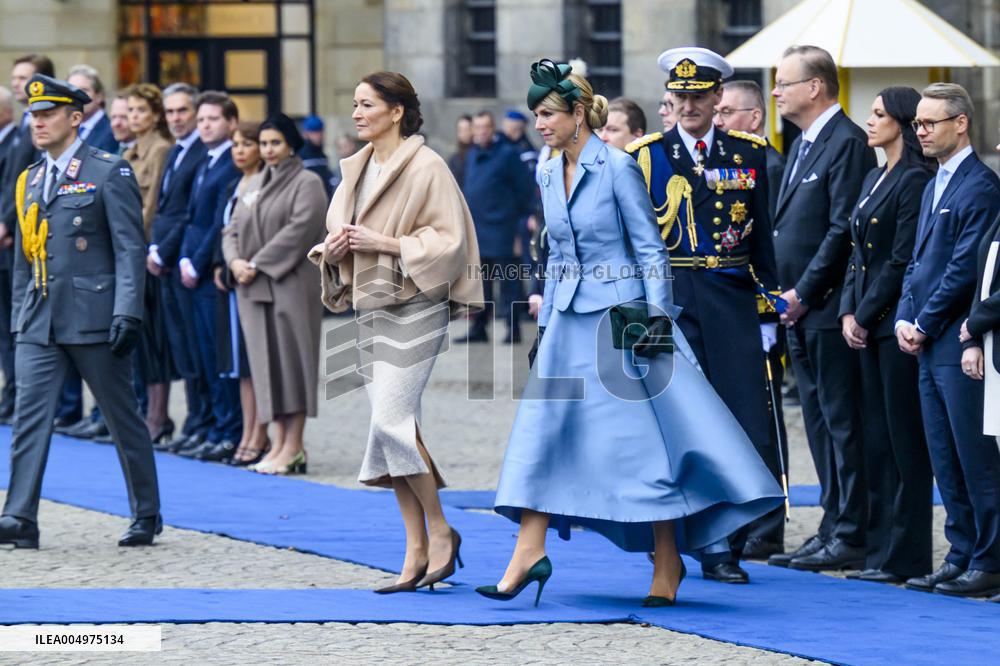 Royals Welcome the Finnish President - Amsterdam