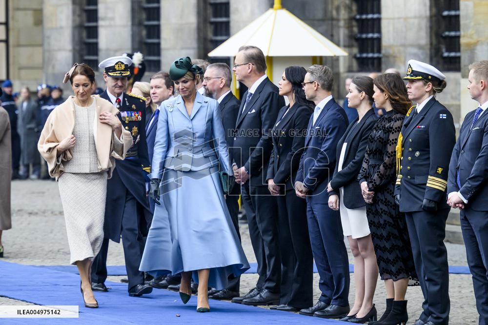 Royals Welcome the Finnish President - Amsterdam