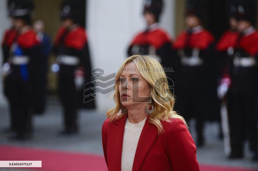 Giorgia Meloni Meets the President of the Republic of Mozambique - Rome