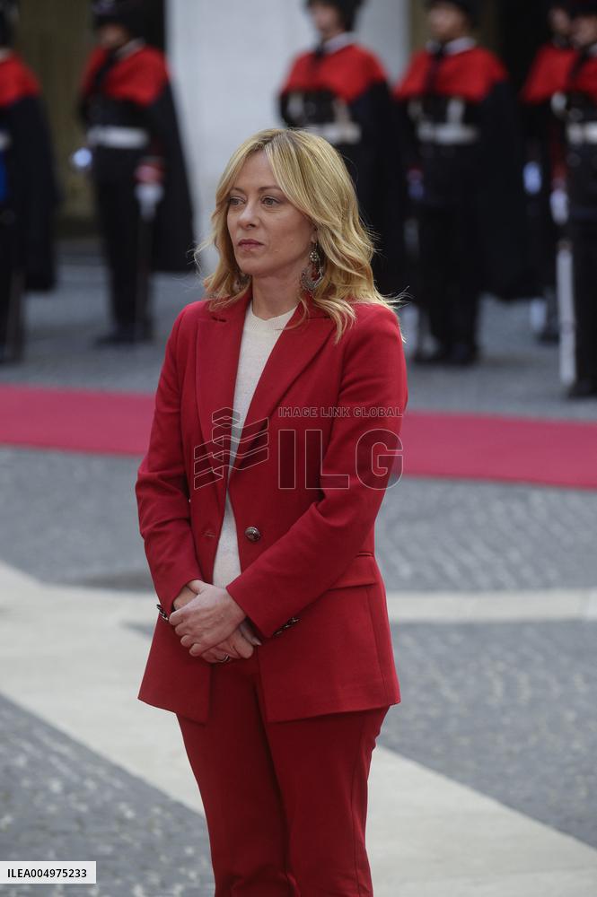 Giorgia Meloni Meets the President of the Republic of Mozambique - Rome