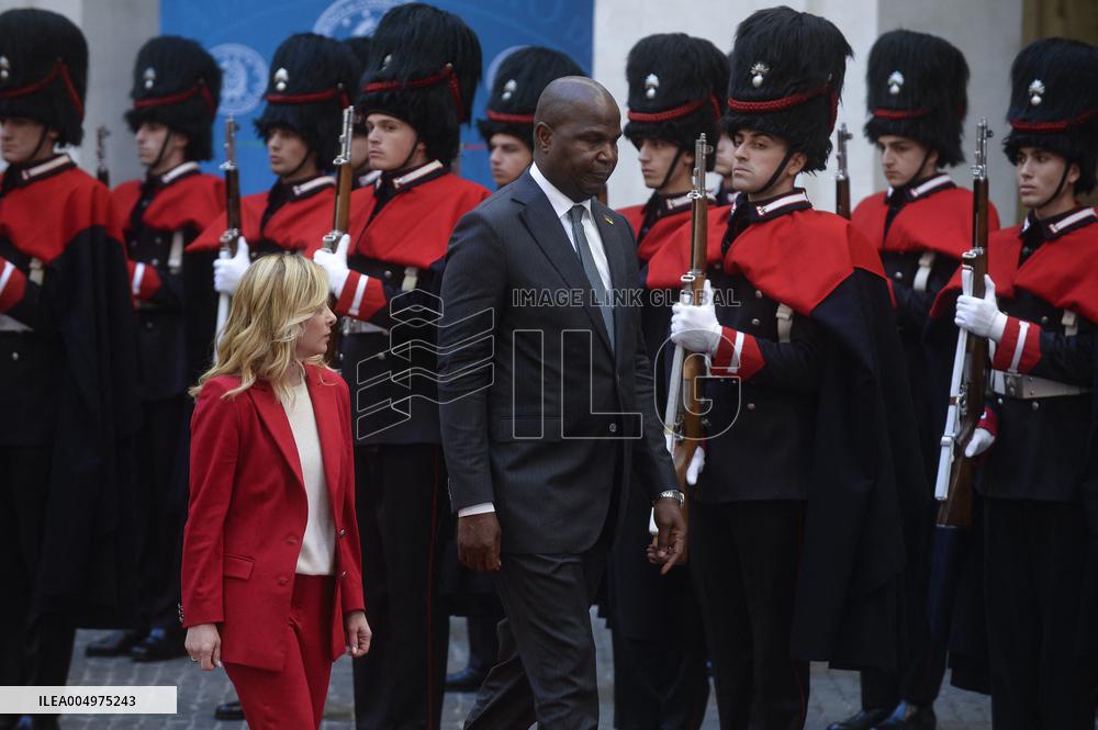Giorgia Meloni Meets the President of the Republic of Mozambique - Rome