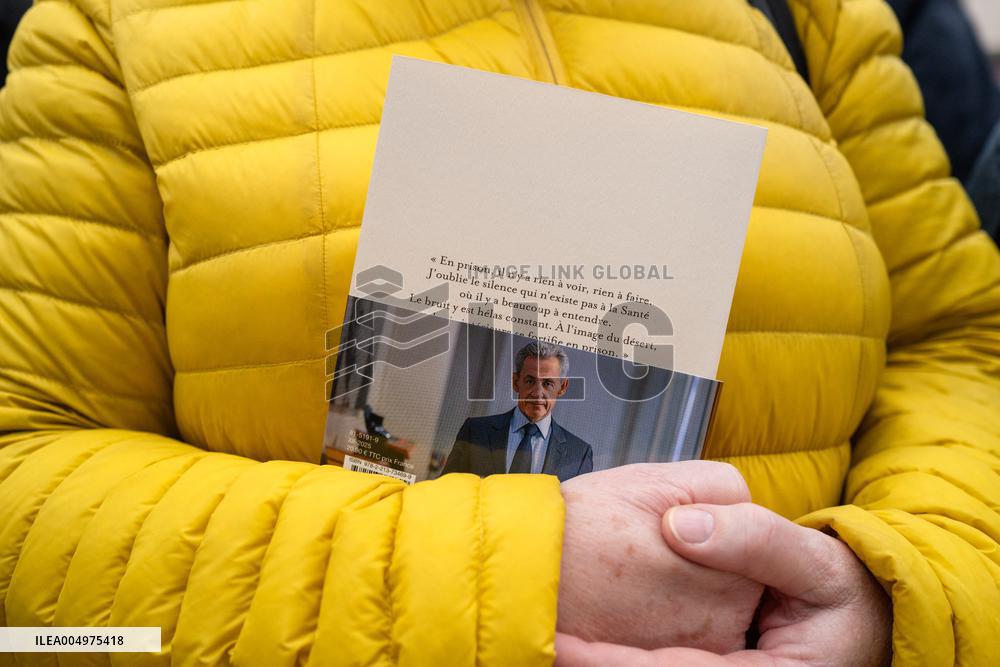 Book Signing for Nicolas Sarkozy's Book Journal D'un Prisonnier - Marseille