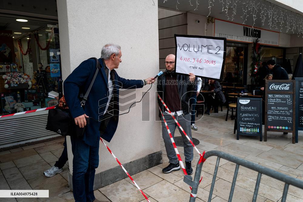 Book Signing for Nicolas Sarkozy's Book Journal D'un Prisonnier - Marseille