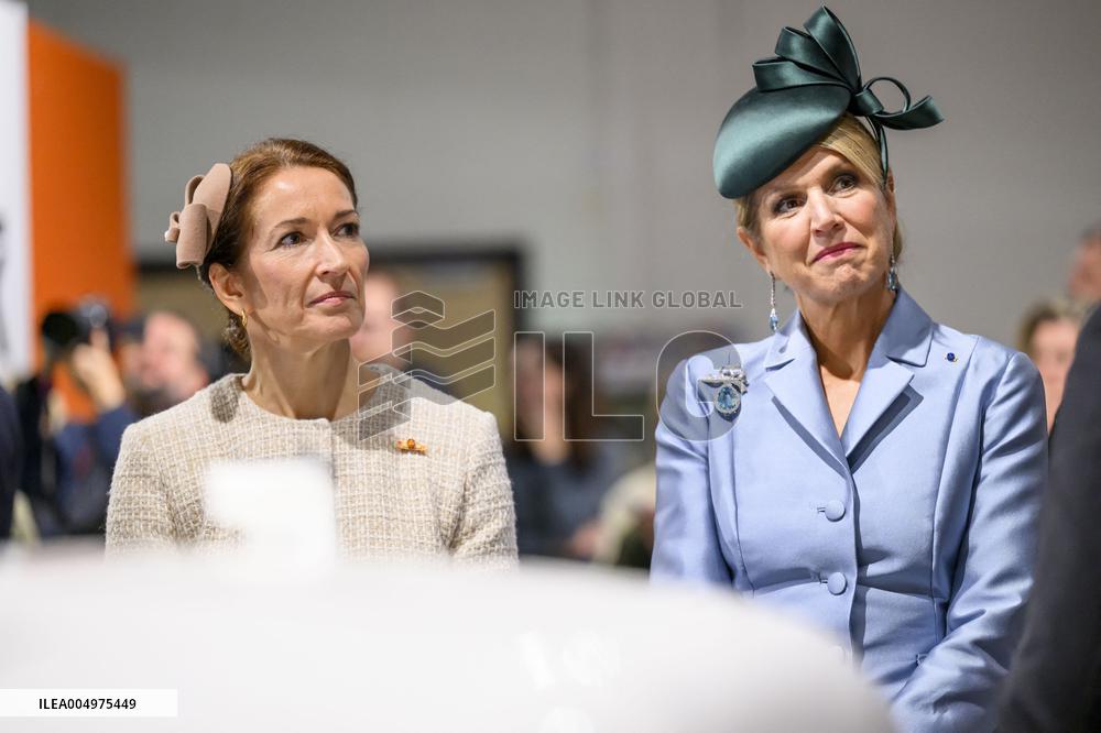 Royals Visit Defensity College - Amsterdam