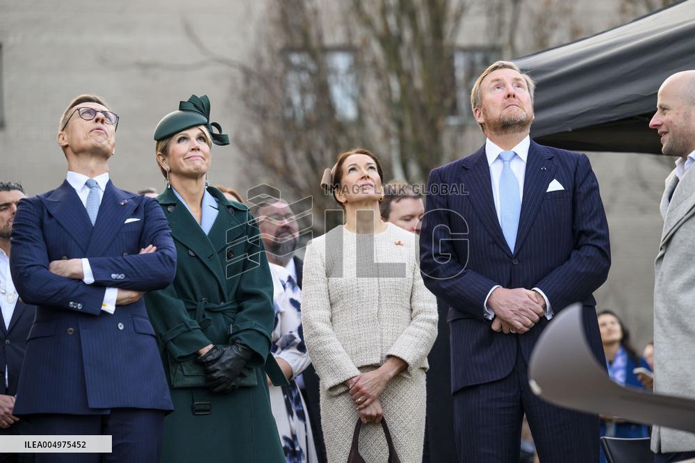 Royals Visit Defensity College - Amsterdam