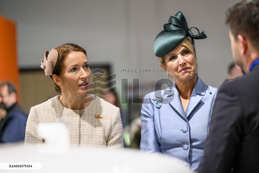 Royals Visit Defensity College - Amsterdam