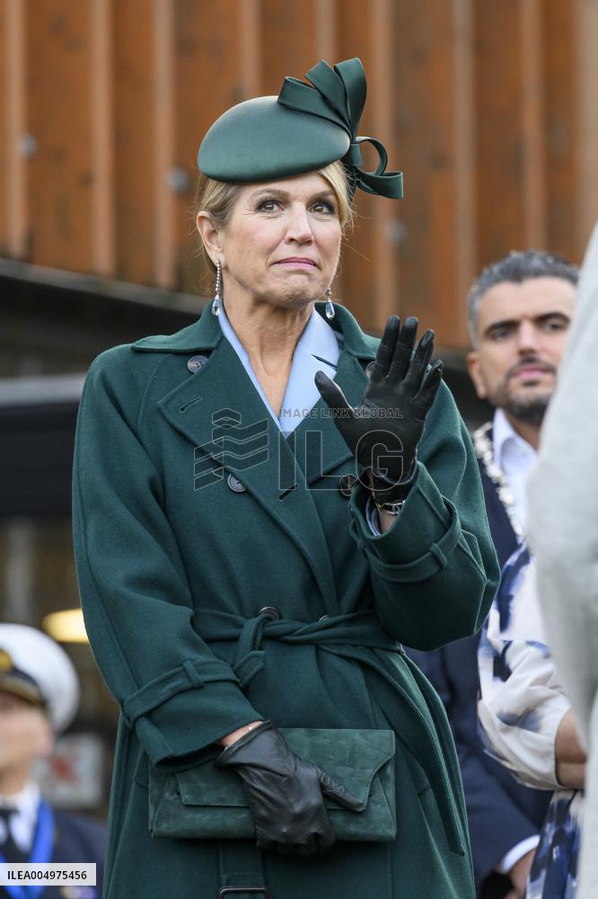 Royals Visit Defensity College - Amsterdam