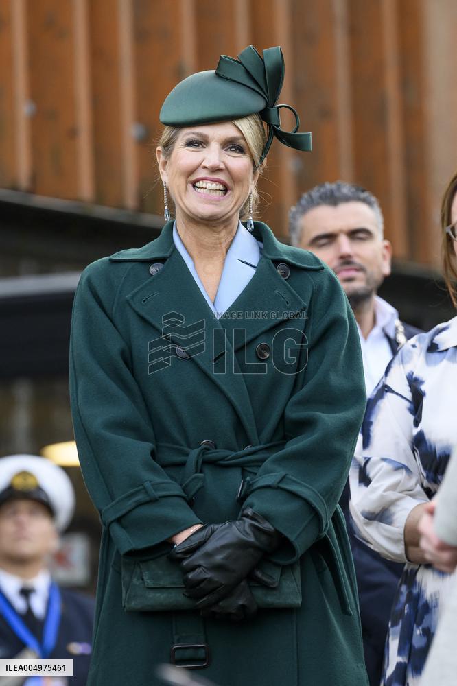 Royals Visit Defensity College - Amsterdam