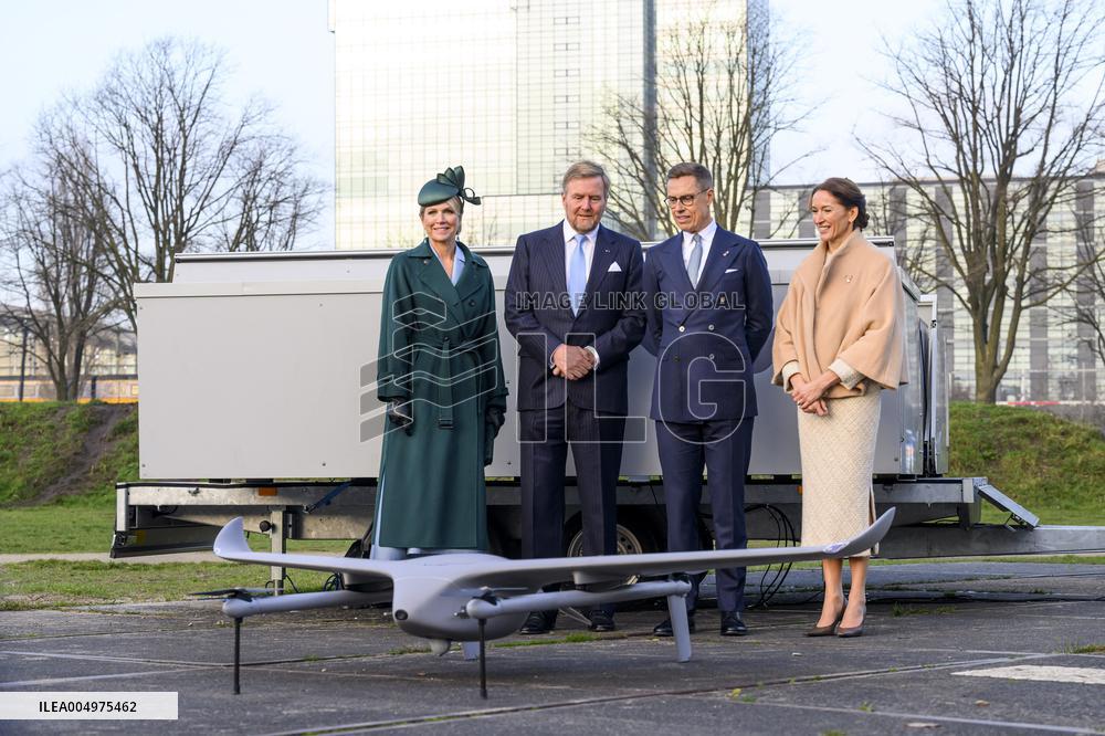 Royals Visit Defensity College - Amsterdam